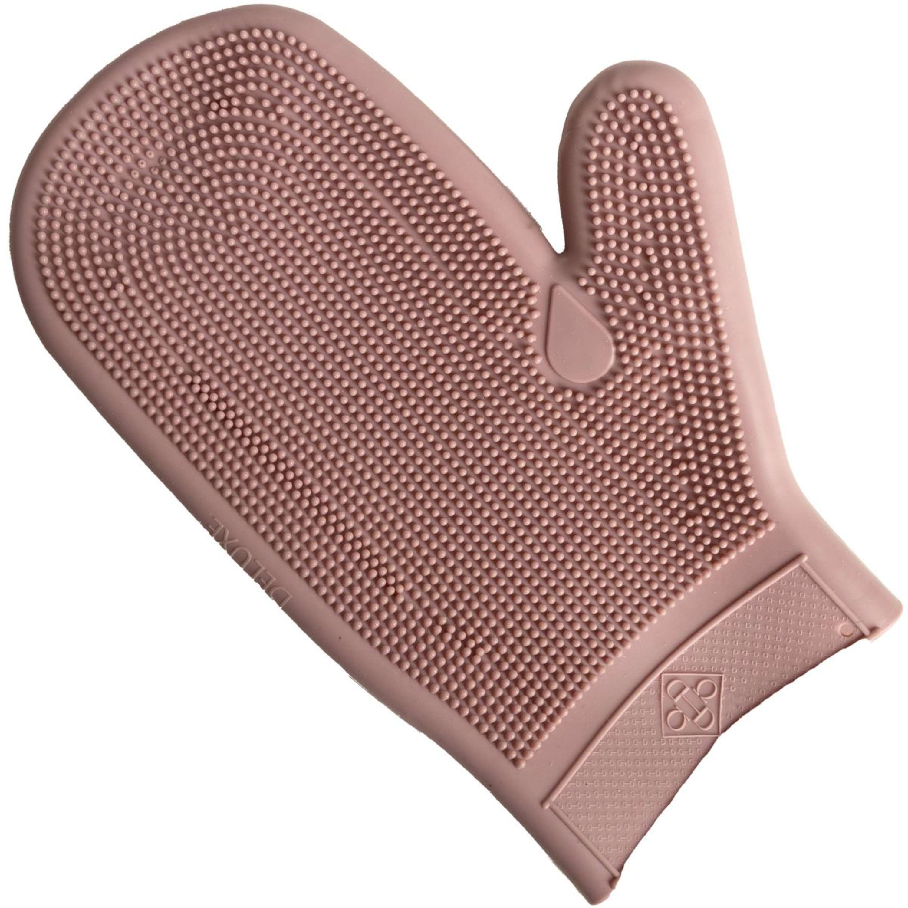 Kentucky Grooming Glove Rubber Old Rose