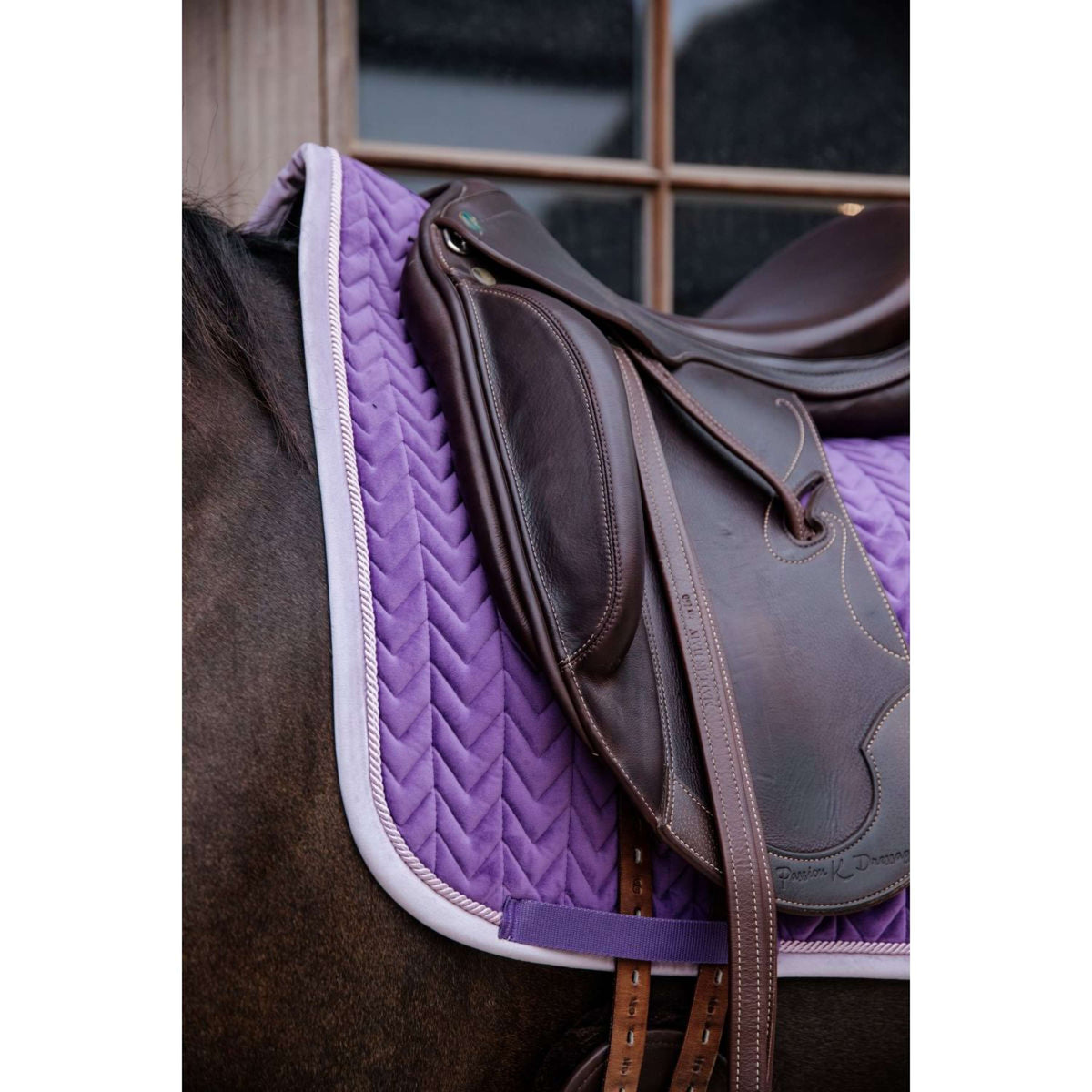 Kentucky Dressage Saddle Pad Classic Contrast Royal Purple