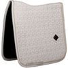 Kentucky Saddlepad Velvet Pied de Poule Dressage Grey/White