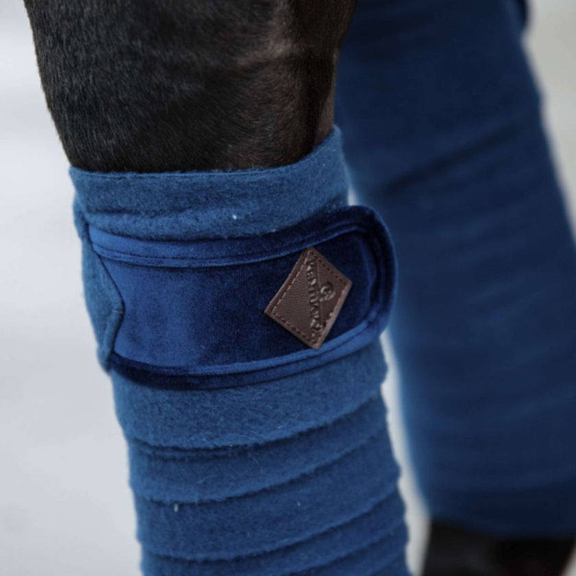 Kentucky Bandages Velvet Fleece Navy