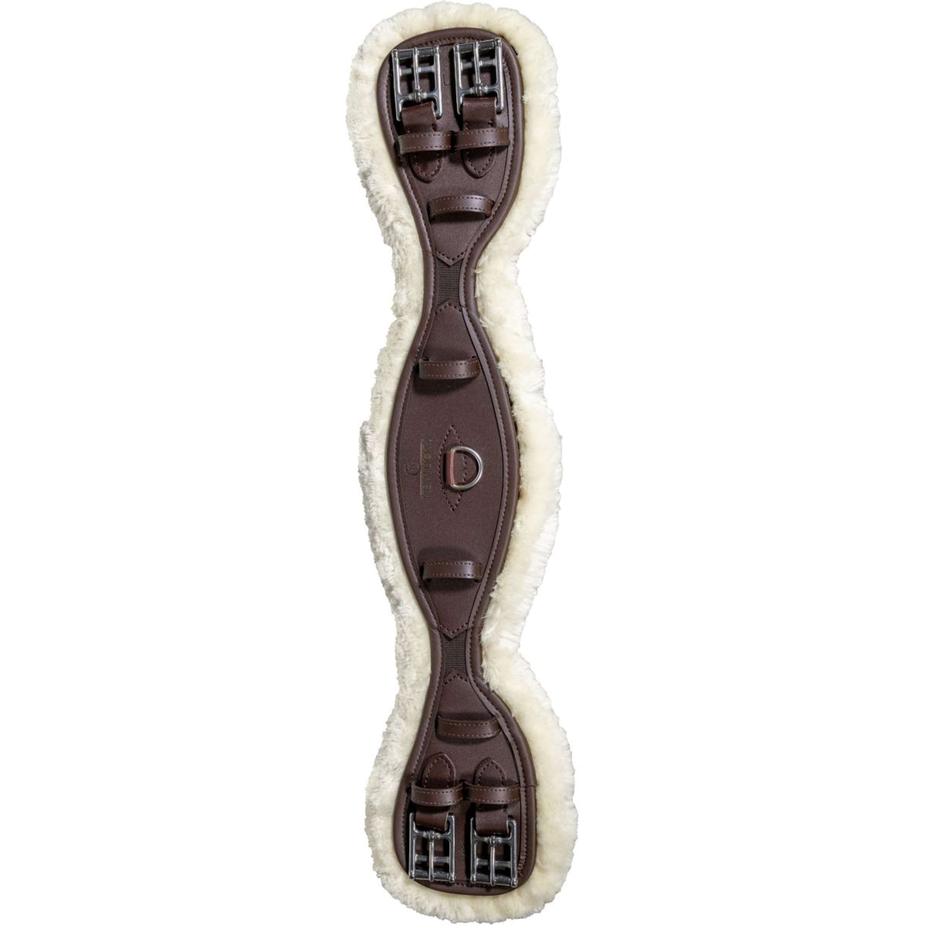 Kentucky Horsewear Dressage Girth Anatomic Sheepskin Brown