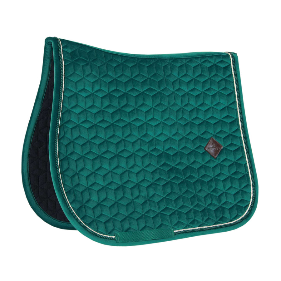 Kentucky Saddlepad Velvet Dark Green