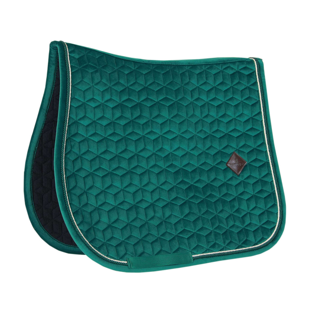 Kentucky Saddlepad Velvet Dark Green