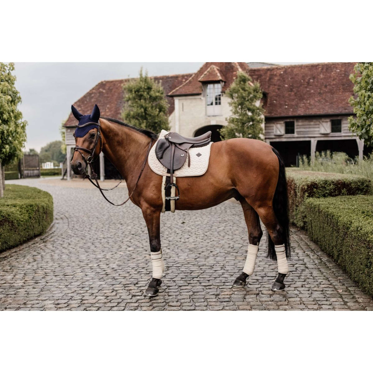 Kentucky Saddlepad Wool Jumping Beige