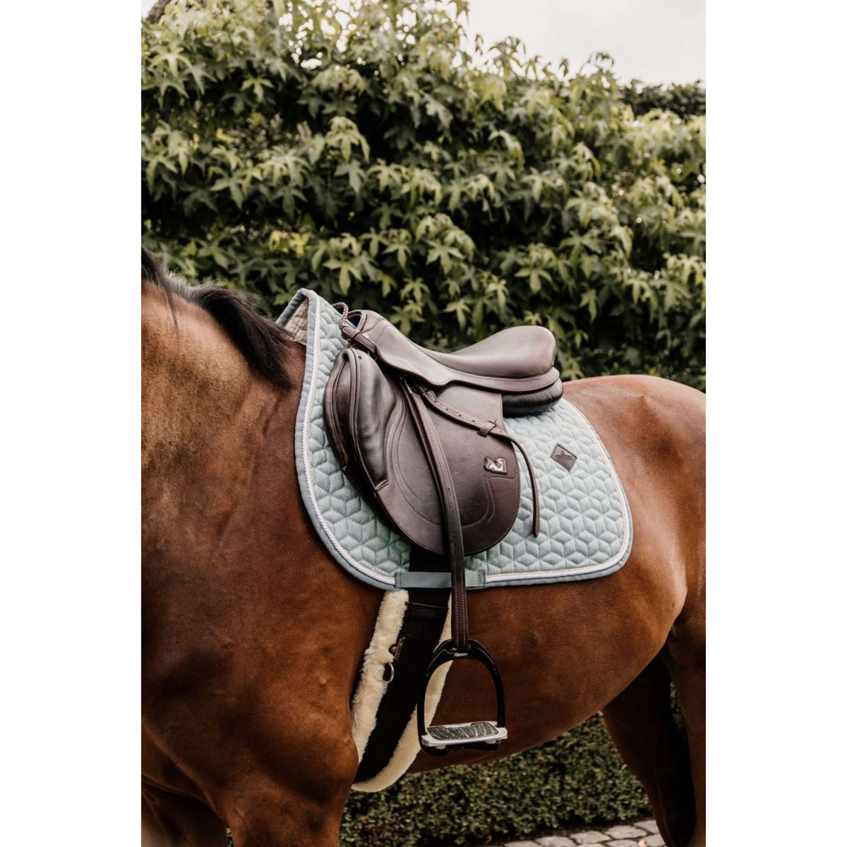 Kentucky Saddlepad Wool Jumping Lightblue