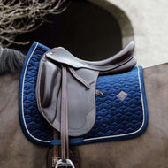 Kentucky Saddlepad Basic Velvet Dressage Navy