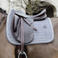 Kentucky Saddlepad Basic Velvet Dressage Grey