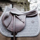 Kentucky Saddlepad Basic Velvet Jumping Grey