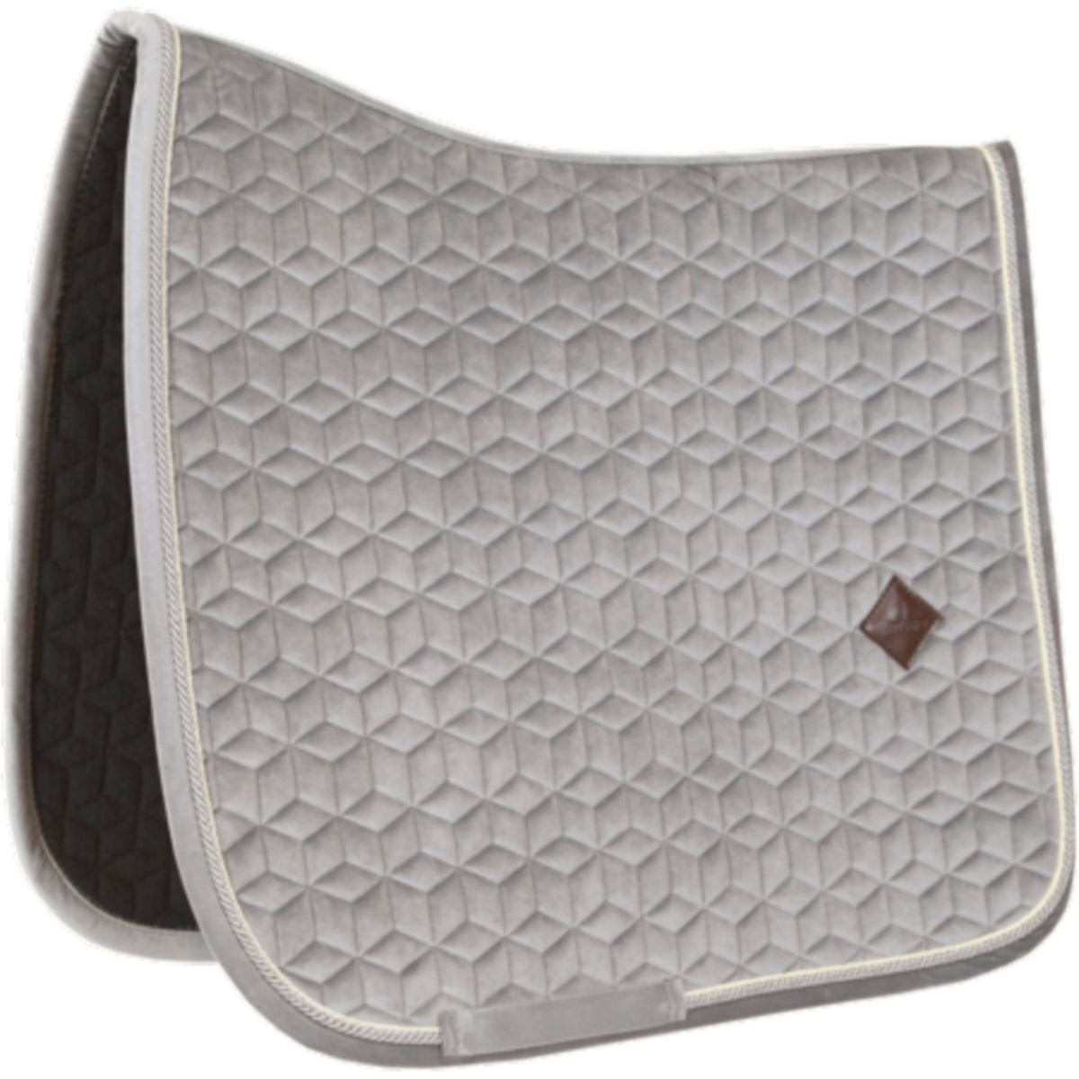 Kentucky Saddlepad Basic Velvet Jumping Beige