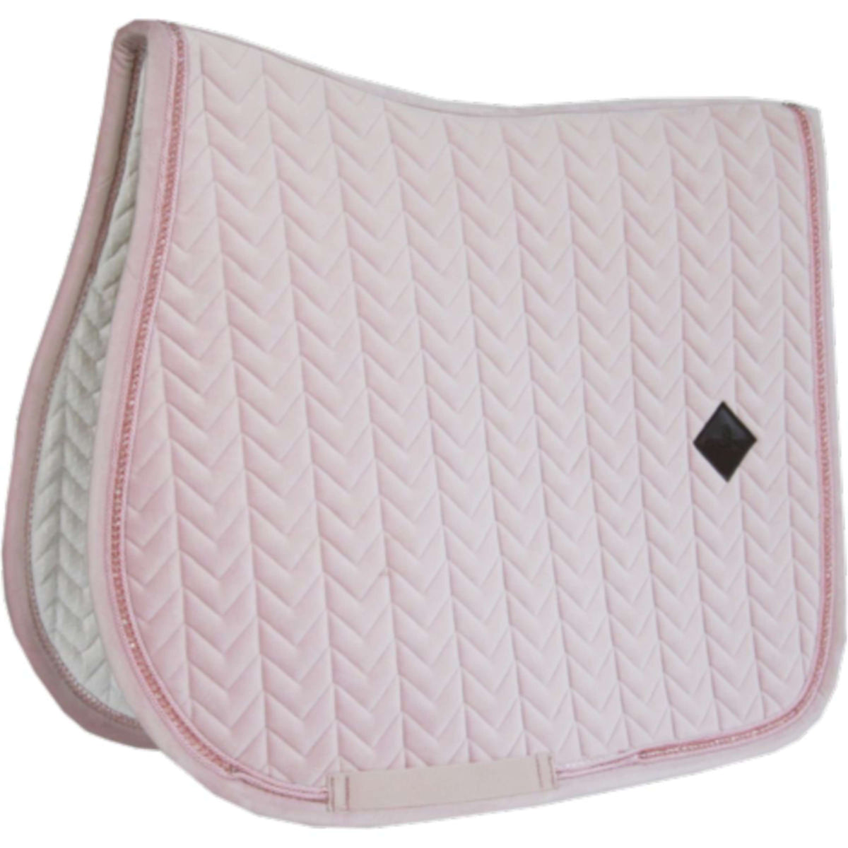 Kentucky Saddlepad Velvet Pearls Dressage Soft Rose