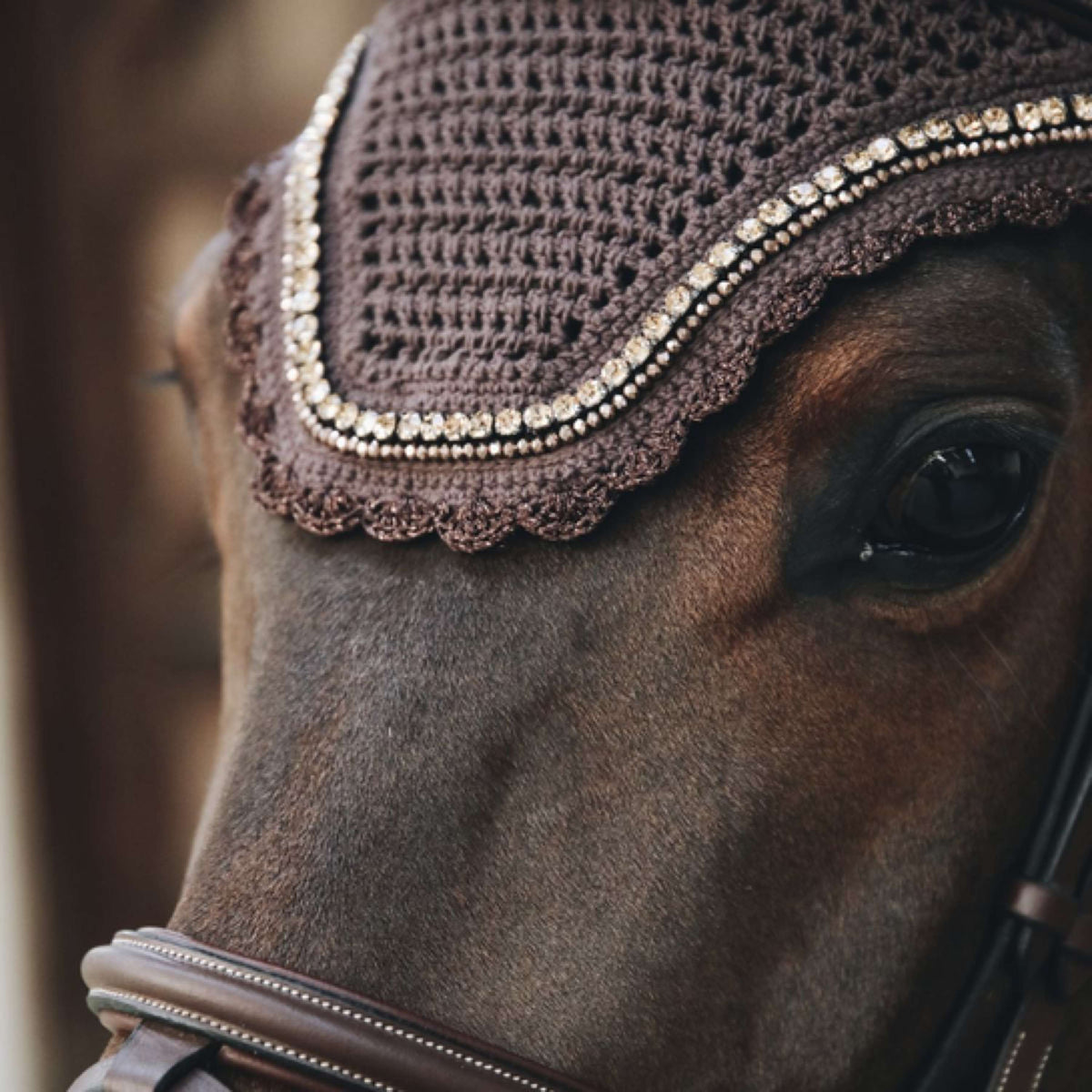 Kentucky Ear Cover Wellington Stone & Pearl Soundless Brown