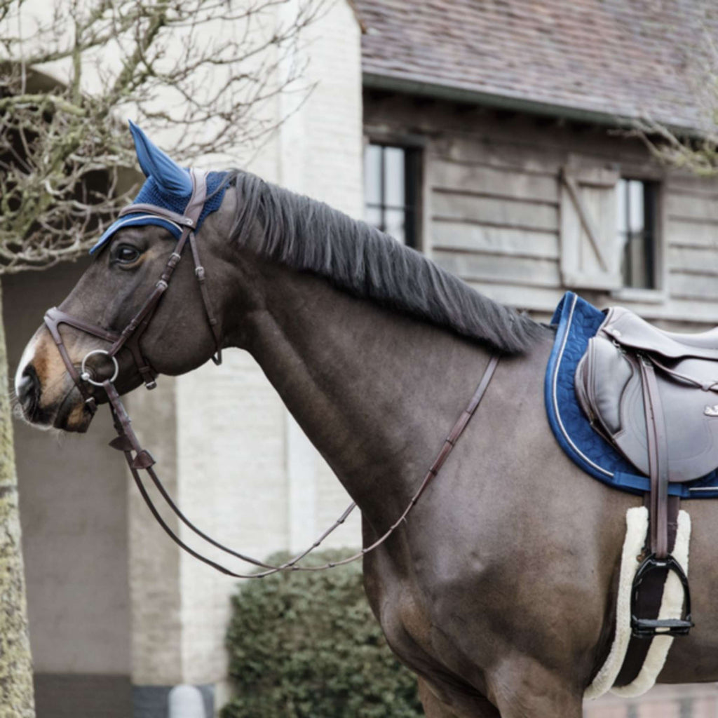 Kentucky Ear Cover Wellington Basic Velvet Navy