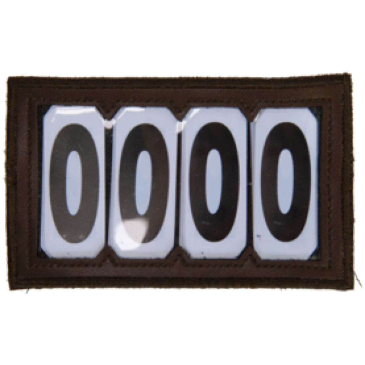 Kentucky Start Numbers Velcro PVC Brown