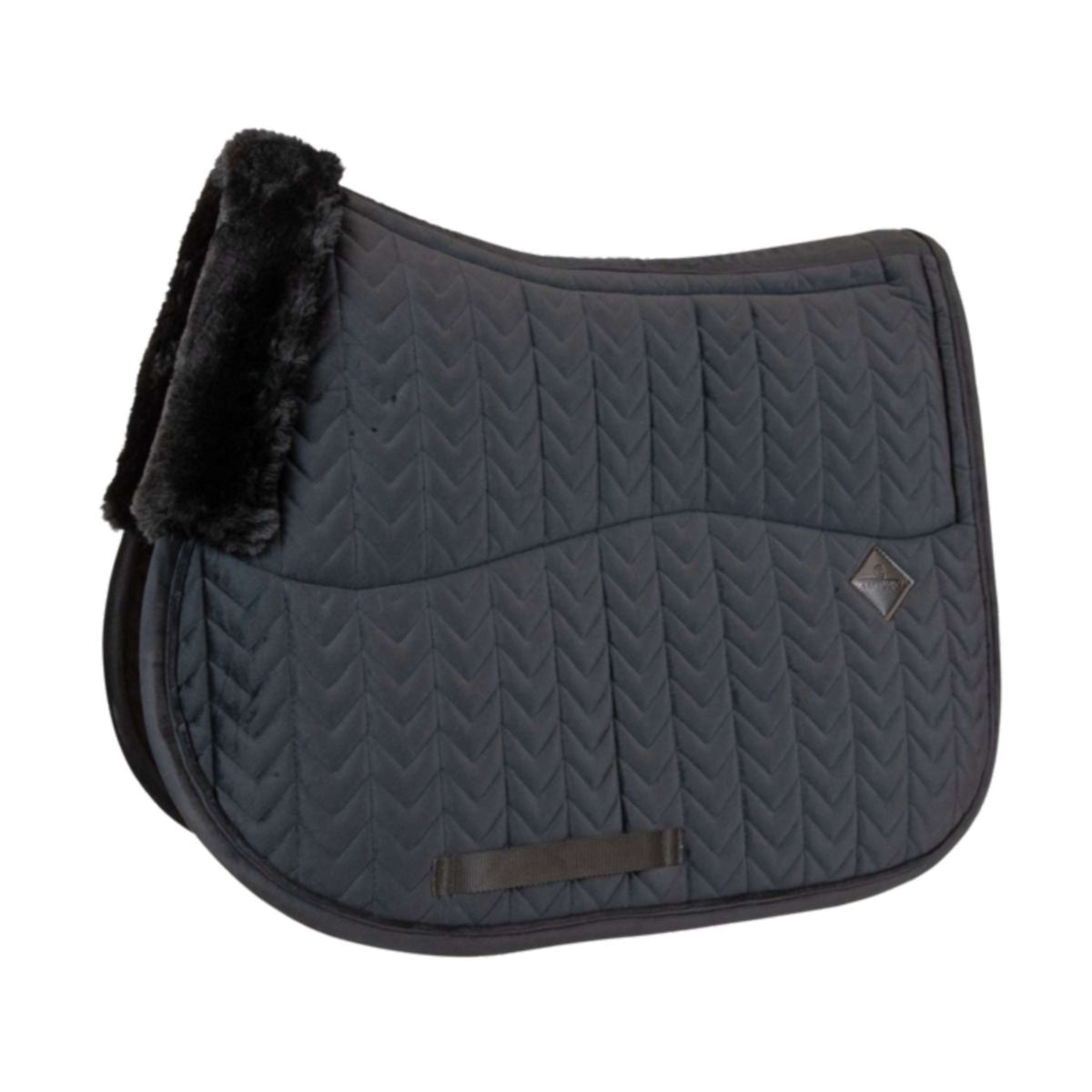 Kentucky Saddlepad Skin Friendly Velvet Jumping Black