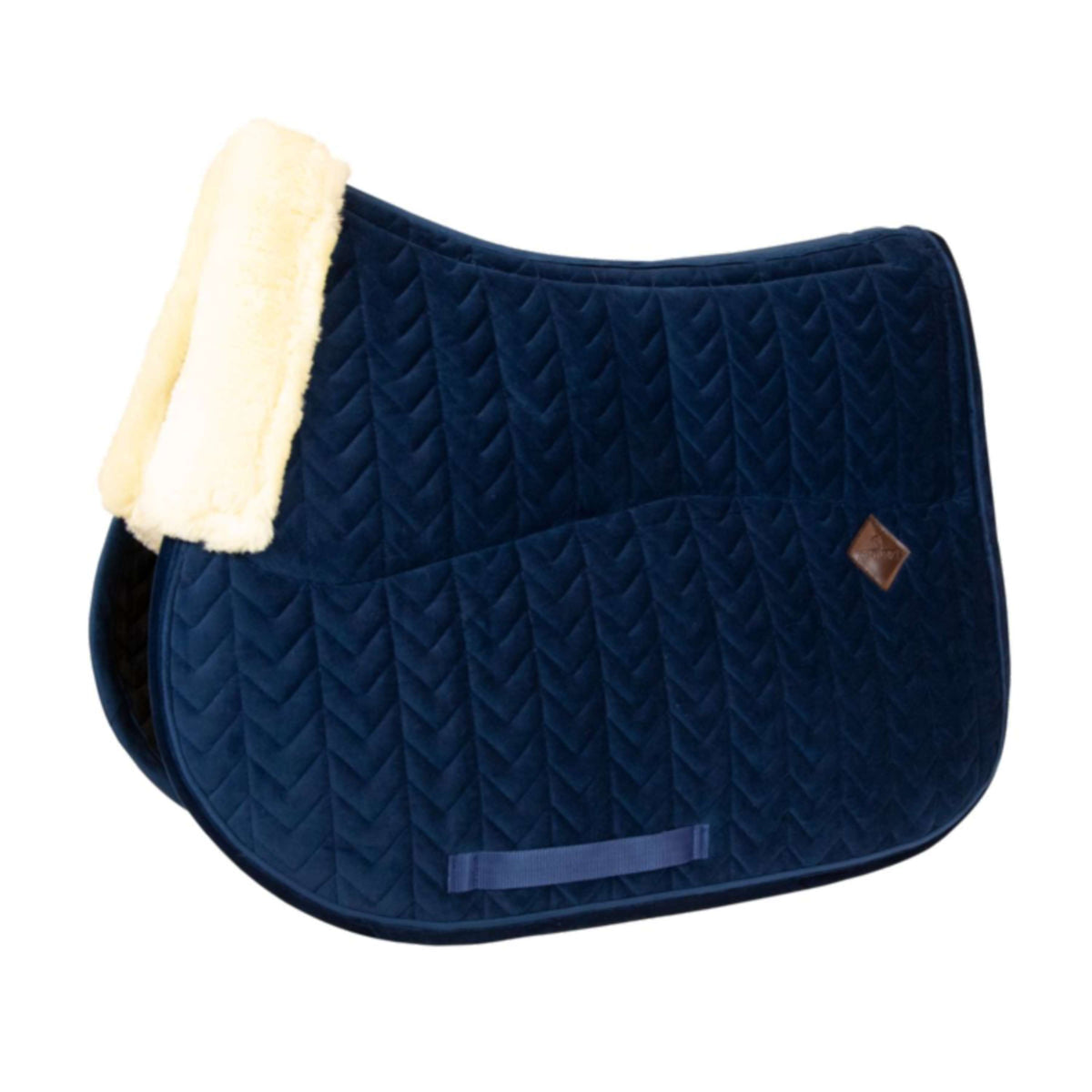 Kentucky Saddlepad Skin Friendly Velvet Jumping Navy