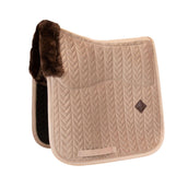 Kentucky Saddlepad Skin Friendly Velvet Dressage Beige