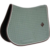 Kentucky Saddlepad Jumping Classic Leather Dusty Green