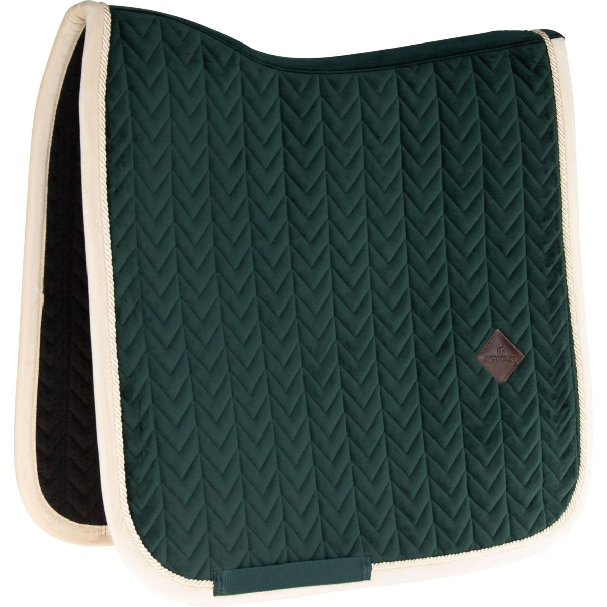 Kentucky Dressage Saddle Pad Classic Contrast Pine Green