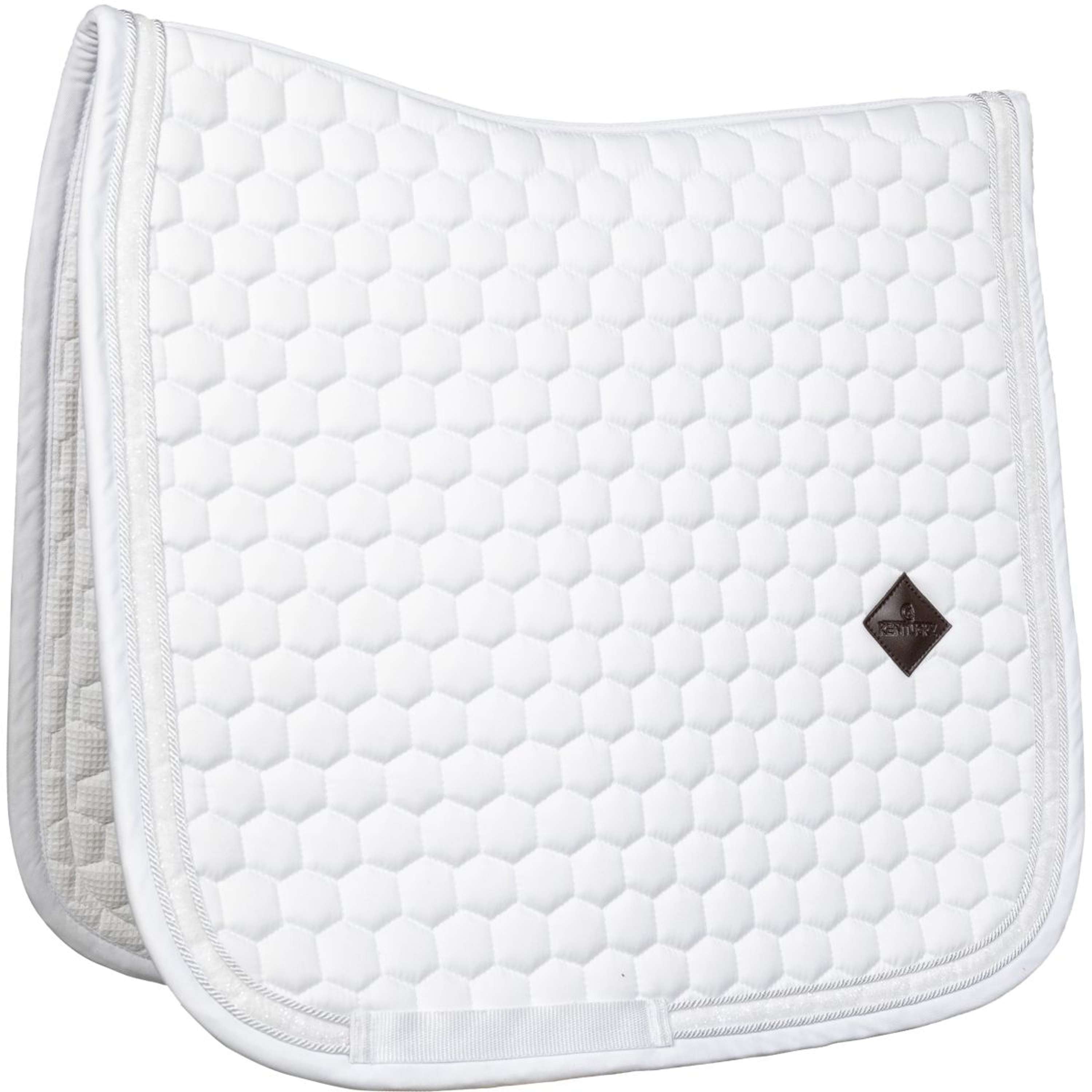 Kentucky Horsewear Saddlepad Glitter Dressage White/White