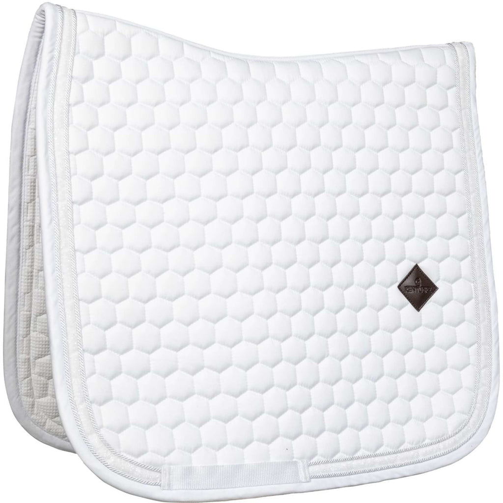 Kentucky Horsewear Saddlepad Glitter Dressage White/White