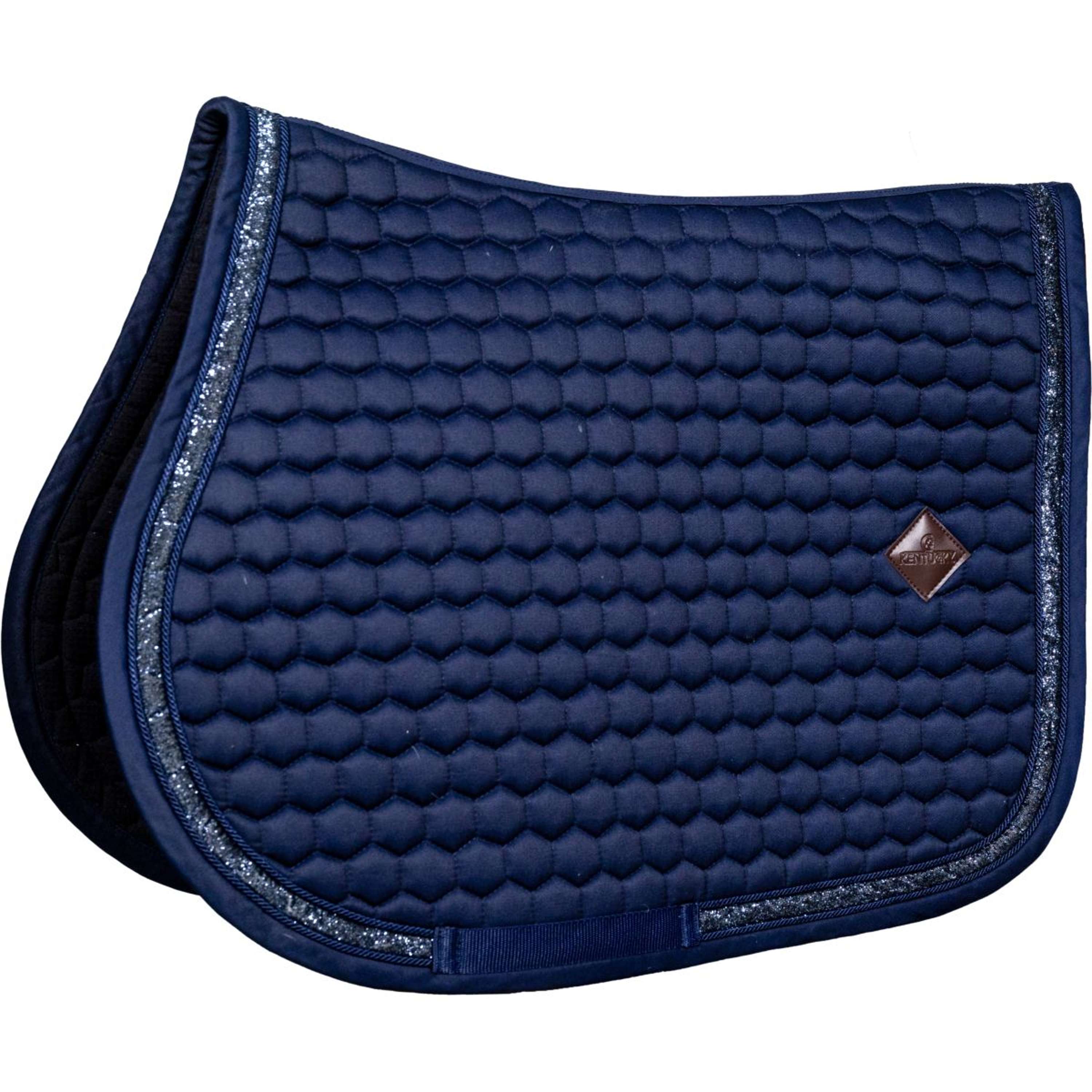 Kentucky Horsewear Saddlepad Glitter Jumping Navy
