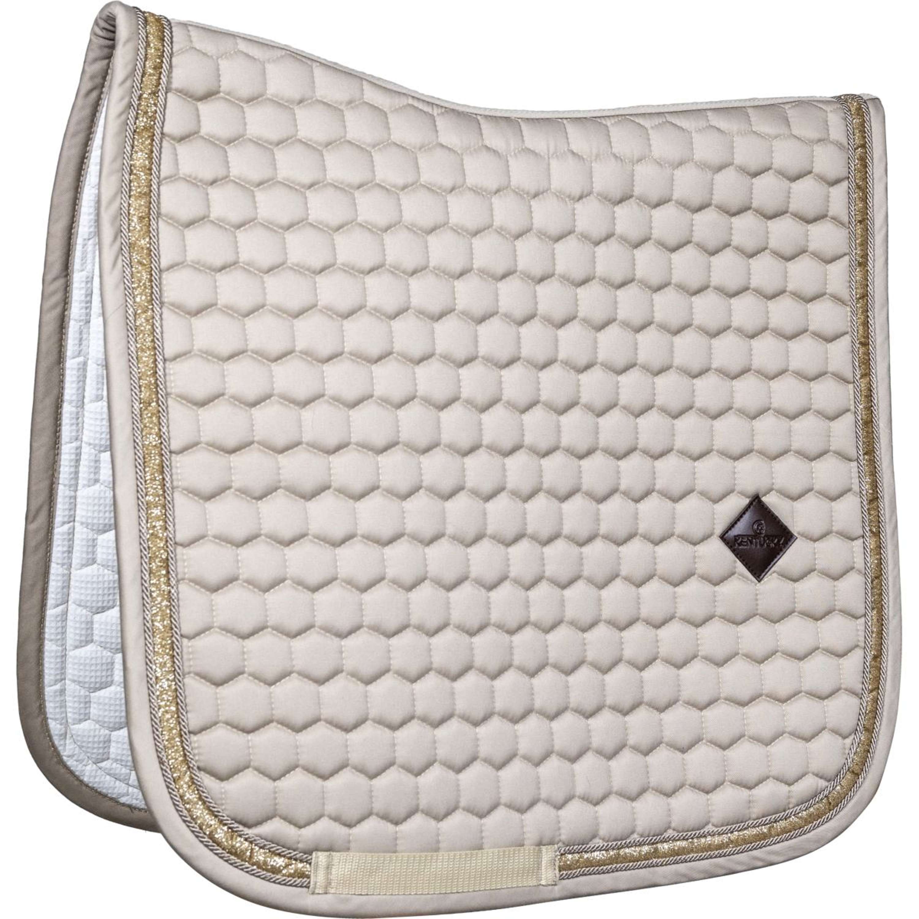 Kentucky Horsewear Saddlepad Glitter Dressage Beige