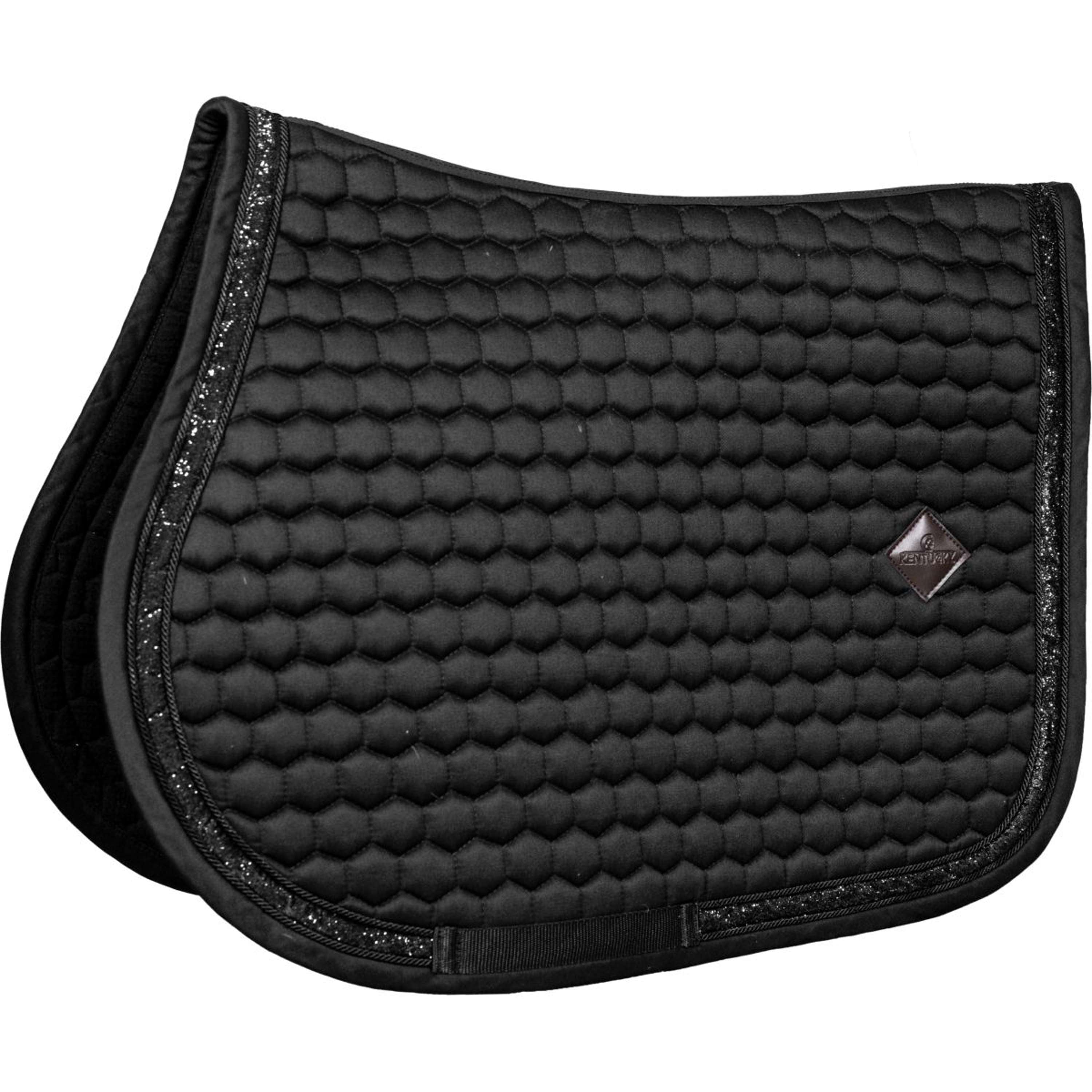 Kentucky Horsewear Saddlepad Glitter Jumping Black