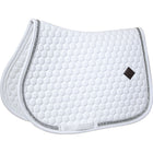Kentucky Horsewear Saddlepad Glitter Jumping White/Silver