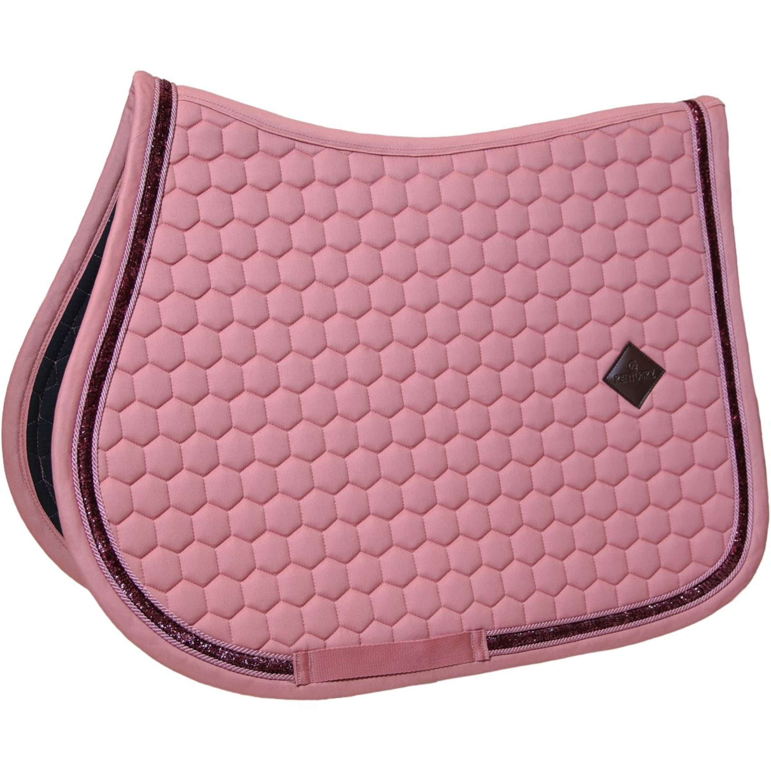 Kentucky Horsewear Saddlepad Glitter Jumping Fuchsia