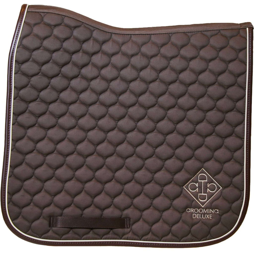 Kentucky Horsewear Saddlepad Grooming Deluxe Dressage Brown