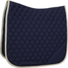 Kentucky Horsewear Saddlepad Softshell Onion Quilt Dressage Navy/Beige