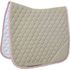 Kentucky Horsewear Saddlepad Softshell Onion Quilt Dressage Beige/Old Pink