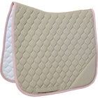 Kentucky Horsewear Saddlepad Softshell Onion Quilt Dressage Beige/Old Pink