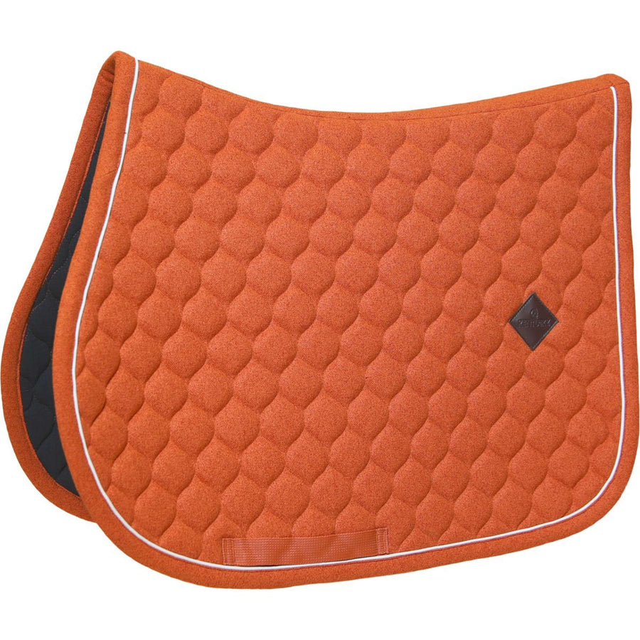 Kentucky Horsewear Saddlepad Melange Jumping Orange