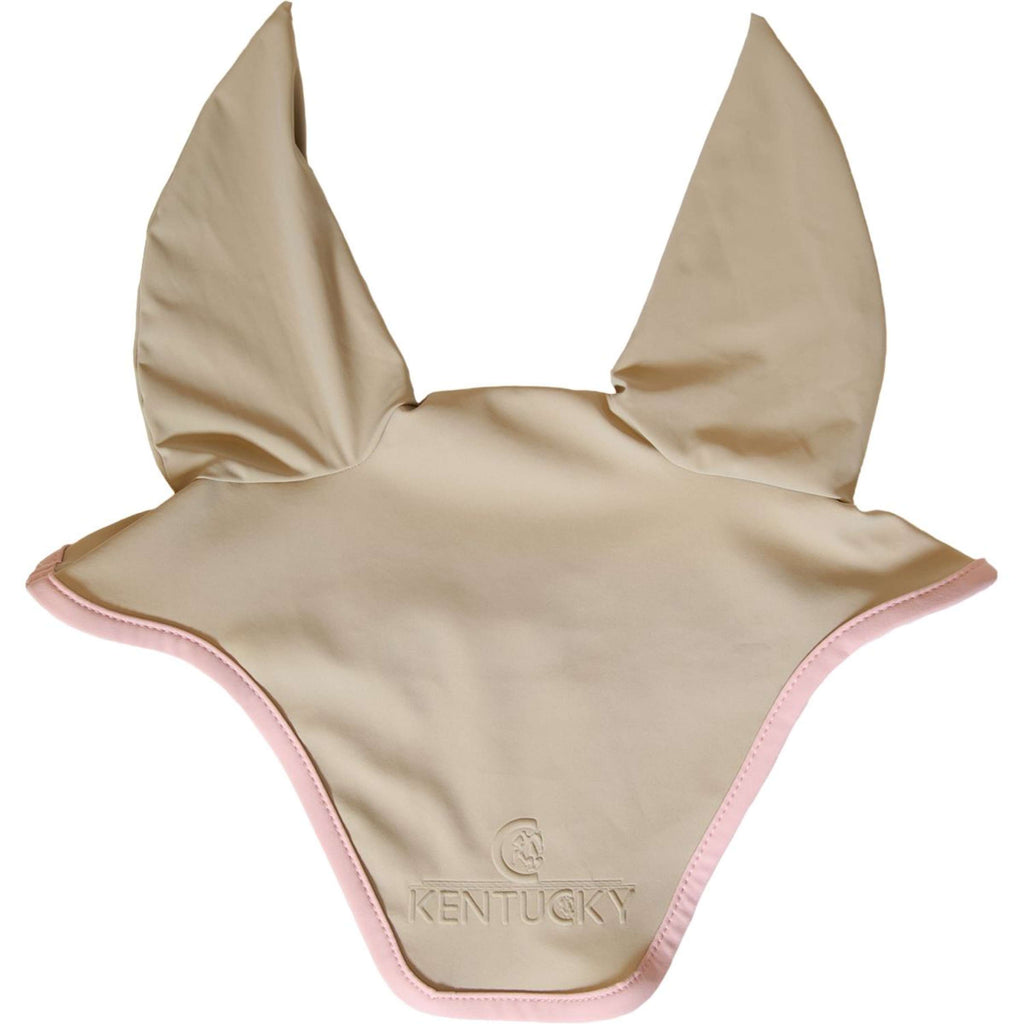 Kentucky Horsewear Ear Bonnet Wellington Softshell Beige/Old Pink