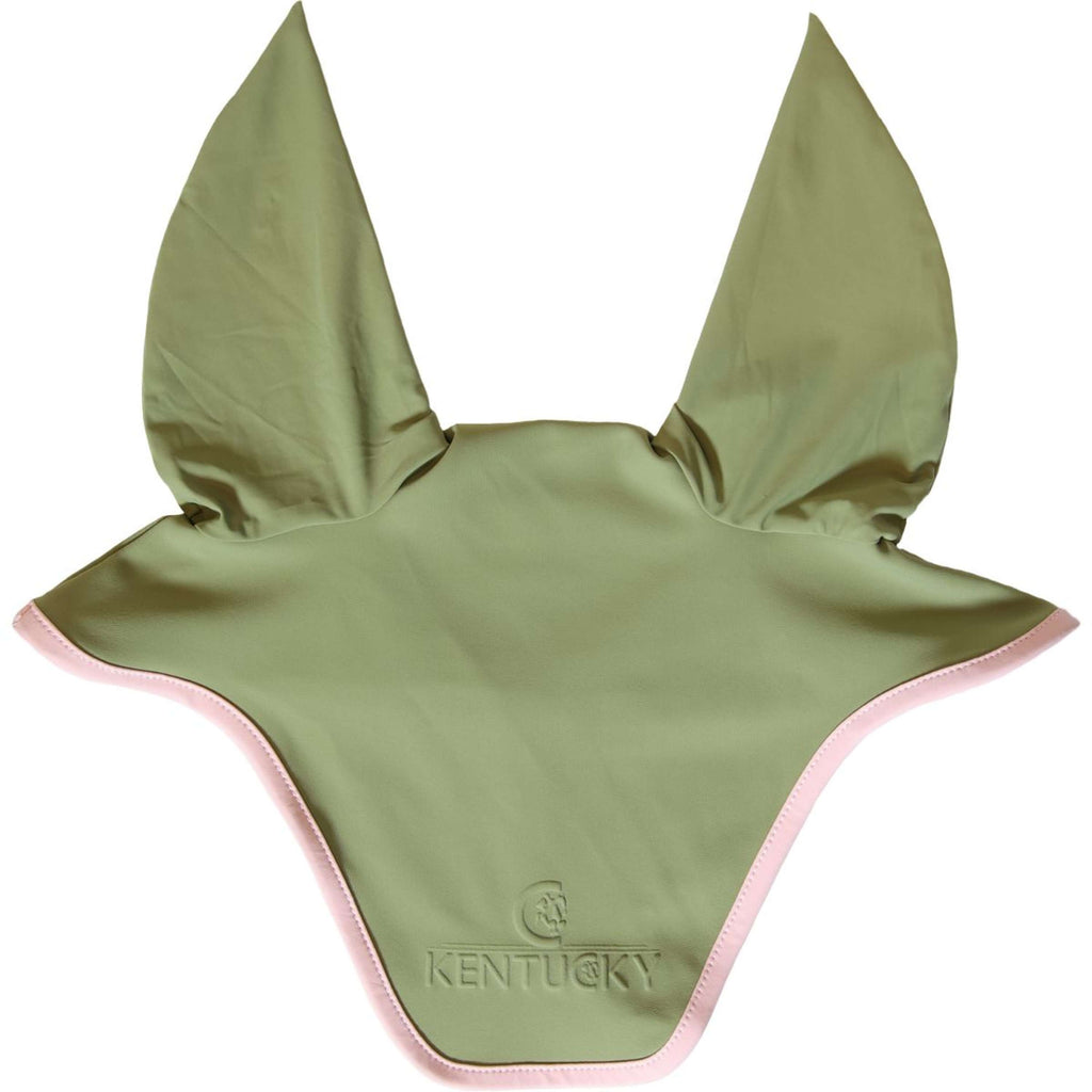 Kentucky Horsewear Ear Bonnet Wellington Softshell Khaki/Old Pink
