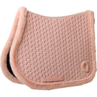 Kentucky Horsewear Saddlepad Fake Fur Onion Quilt Jumping Old Rose