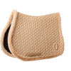 Kentucky Horsewear Saddlepad Fake Fur Onion Quilt Jumping Beige