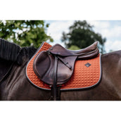 Kentucky Saddlepad Jumping Classic Leather Orange