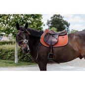 Kentucky Saddlepad Jumping Classic Leather Orange