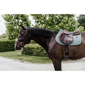 Kentucky Saddlepad Jumping Classic Leather Dusty Green