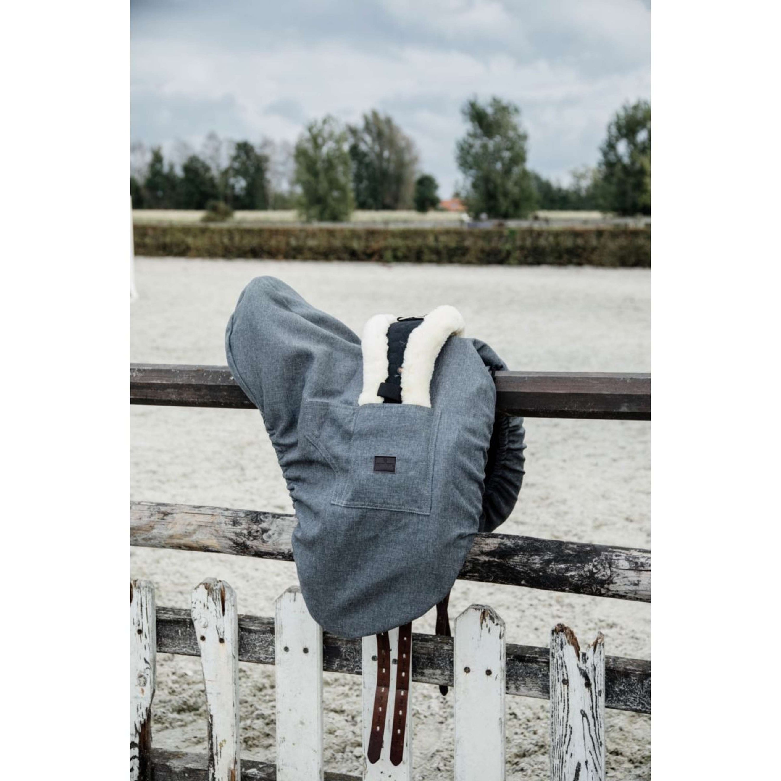 Kentucky Saddle Cover Dressage Grey Kentucky Saddle Cover Dressage Grey