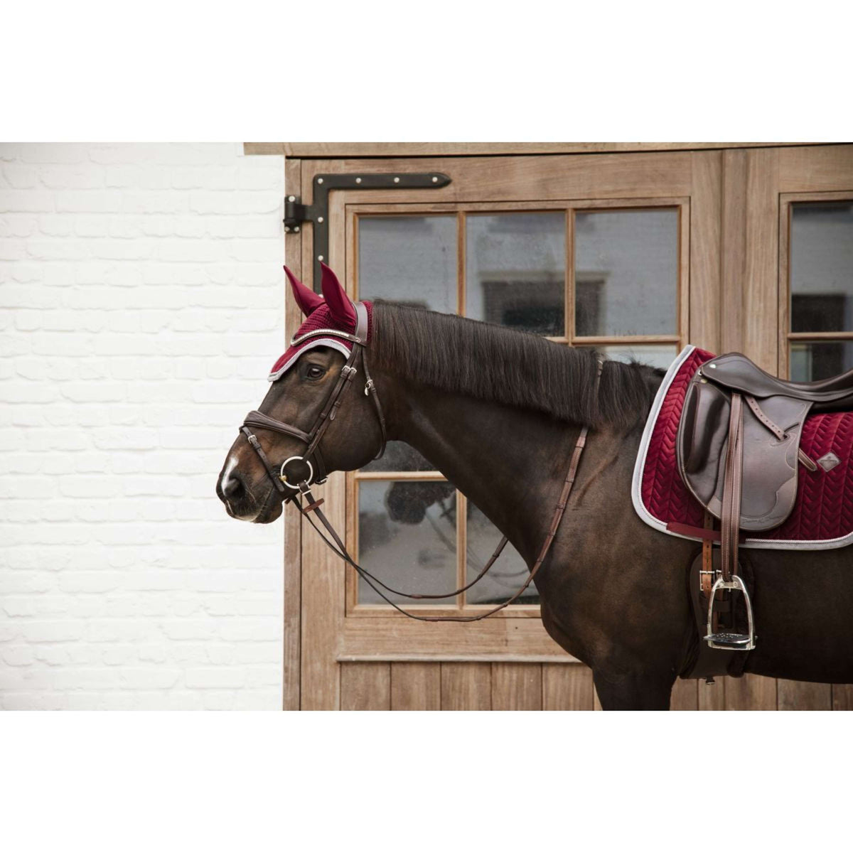 Kentucky Dressage Saddle Pad Classic Contrast Bordeaux