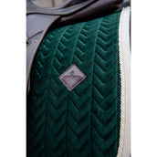 Kentucky Dressage Saddle Pad Classic Contrast Pine Green