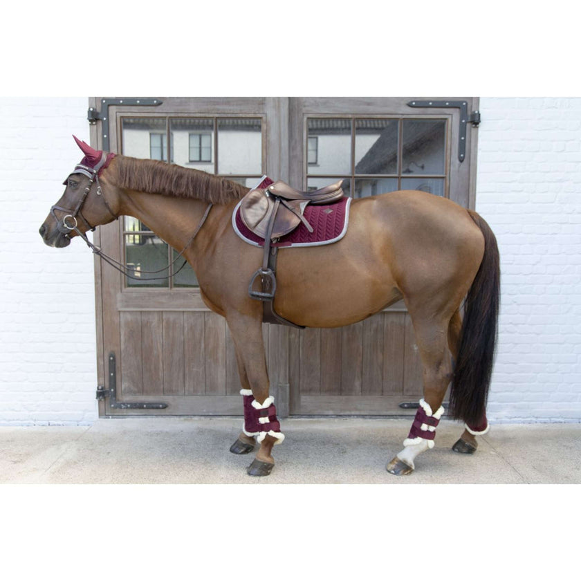 Kentucky Saddlepad Jumping Classic Contrast Bordeaux