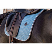 Kentucky Dressage Saddle Pad Classic Leather Dusty Blue