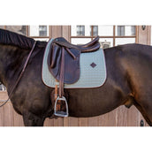 Kentucky Dressage Saddle Pad Classic Leather Dusty Green