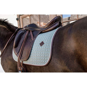 Kentucky Dressage Saddle Pad Classic Leather Dusty Green