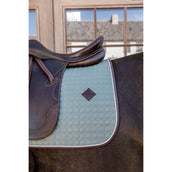 Kentucky Dressage Saddle Pad Classic Leather Dusty Green