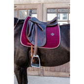 Kentucky Dressage Saddle Pad Classic Leather Bordeaux